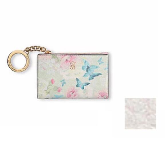NWT Victoria's Secret Butterfly Card Case Keychain - Picture 1 of 4